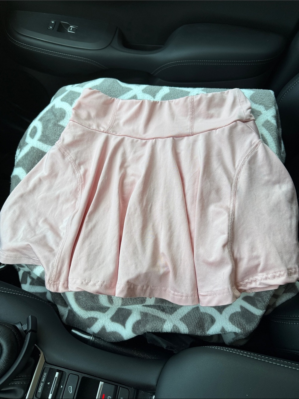 SHEIN Light Pink Pleated Mini Skirt